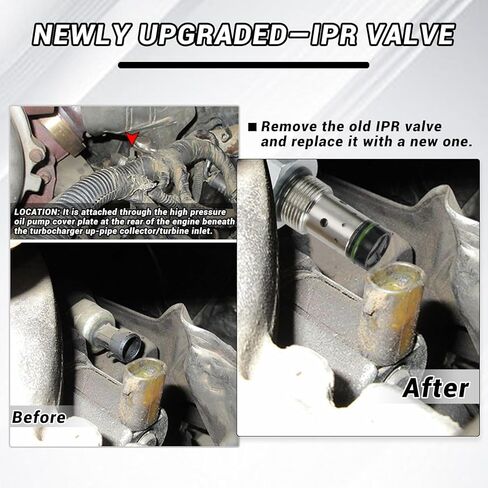 صمام منظم ضغط الحاقن 6.0 IPR ＆ ICP متوافق مع الرحلة 6.0L ديزل توربيني 2003-2010 فورد Super Duty F250 F350 F550 E350 E450 استبدال 5C3Z968CA in Kuwait