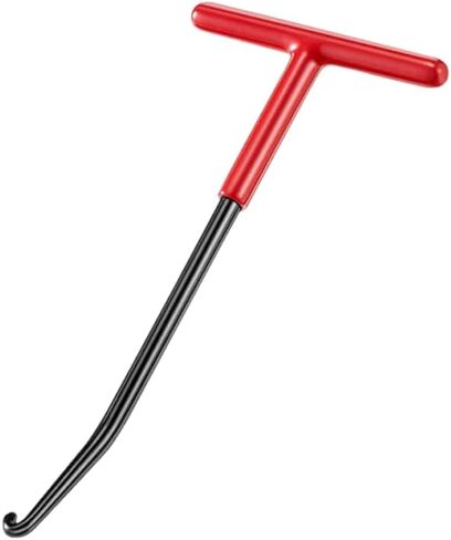 Motorcycle Exhaust Spring Puller Hook, Rubber Coating Vehicle T Shaped Exhaust Pipe Springs Puller, Car Spring Installer Removal Tool for Snowmobile Dirt Bike (1PC) in Saudi Arabia