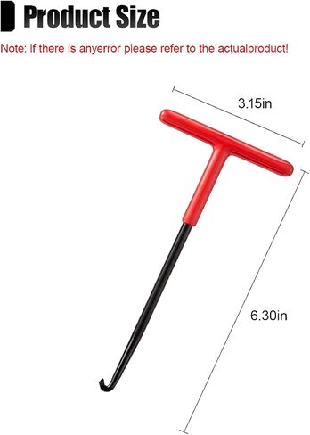 Motorcycle Exhaust Spring Puller Hook, Rubber Coating Vehicle T Shaped Exhaust Pipe Springs Puller, Car Spring Installer Removal Tool for Snowmobile Dirt Bike (1PC) in Saudi Arabia