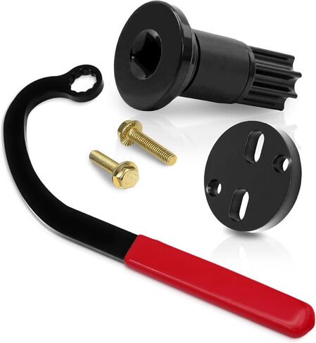 telfair 13mm Injection Pump Gear Puller + Idle Lock Nut Wrench + Engine Barring Tool Kit – Compatible with 1989-2002 Dodge Ram VE P7100 VP44 Cummins B/C Series Diesel Engines in Saudi Arabia