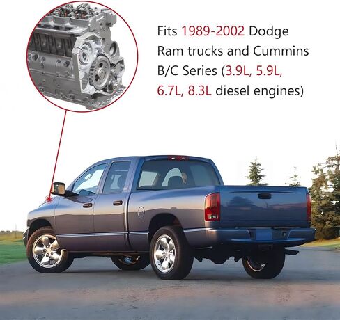 telfair 13mm Injection Pump Gear Puller + Idle Lock Nut Wrench + Engine Barring Tool Kit – Compatible with 1989-2002 Dodge Ram VE P7100 VP44 Cummins B/C Series Diesel Engines in Saudi Arabia