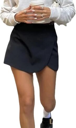 Mini Skirt with ShortsY2k Wrap Mini Skirt Skirts for Women Trendy Summer Skorts for Women Trendy in Kuwait