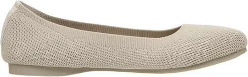 CUSHIONAIRE Women's Tyra Knit Flat with +Memory Foam and Wide Widths Available, Black 7.5 W in Saudi Arabia