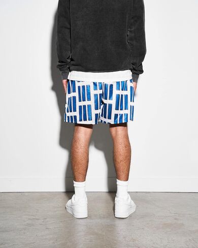Chalk Line Creed 3 Bars Pattern Retro Shorts in Kuwait