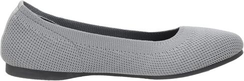 CUSHIONAIRE Women's Tyra Knit Flat with +Memory Foam and Wide Widths Available, Black 7.5 W in Kuwait