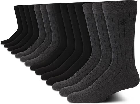IZOD Men's Dress Socks - Lightweight Comfort Crew Sock (14 Pack) in Saudi Arabia