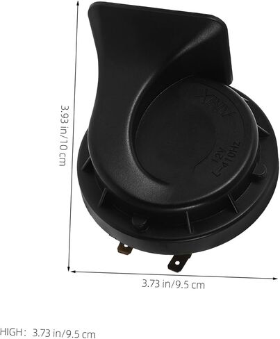 Amosfun 12v Tone Snail Horn Powerful Electric Auto Horn for Cars Motorcycles Trucks and Suvs Easy Installation Compatibility in Saudi Arabia