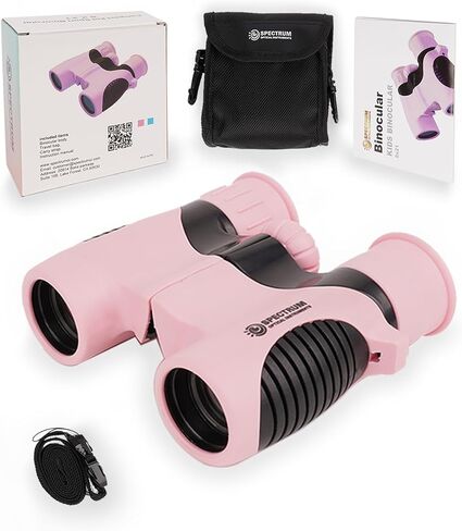 SpectrumOI Binocular for Kids,10X25 Kid Binoculars, Binoculars for Kids 8-12, Toy Binoculars for Kids 5-7 in Saudi Arabia