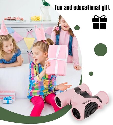 SpectrumOI Binocular for Kids,10X25 Kid Binoculars, Binoculars for Kids 8-12, Toy Binoculars for Kids 5-7 in Saudi Arabia
