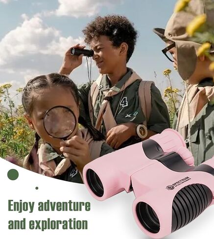 SpectrumOI Binocular for Kids,10X25 Kid Binoculars, Binoculars for Kids 8-12, Toy Binoculars for Kids 5-7 in Saudi Arabia