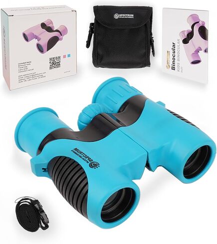 SpectrumOI Binocular for Kids,10X25 Kid Binoculars, Binoculars for Kids 8-12, Toy Binoculars for Kids 5-7 in Saudi Arabia