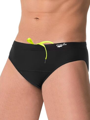 Men's Athletic Swim Briefs Compression Fit Quick Dry Training Swimsuit with Drawstring for Swimming and Racing in Saudi Arabia