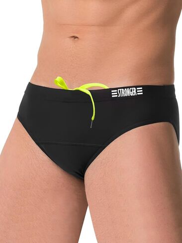 Men's Athletic Swim Briefs Compression Fit Quick Dry Training Swimsuit with Drawstring for Swimming and Racing in Saudi Arabia