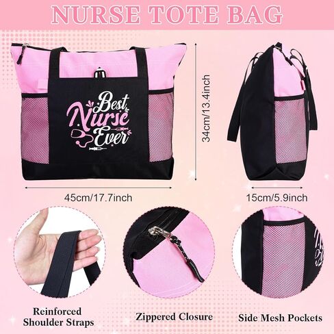 Tiangrid 3 قطع ممرضة هدية للنساء الرجال انغلق ممرضة حمل حقيبة 20 أوقية بهلوان كوب مع غطاء حامل بطاقة الائتمان ل ممرضة هدية in Kuwait