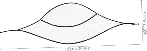 SAMIGLE 2PCS تقطيع المطر مع قبعات تمطر البلاستيك الواضحة للنساء وشاح حماية الشعر الأنيقة وزاحات تصميم قابلة للطي قابلة للطي. in Saudi Arabia
