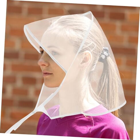 SAFIGLE Clear Rain Bonnet Hair Styling Protector Lightweight Rainproof Hat for Women for Rainy Days Comfortable in Saudi Arabia