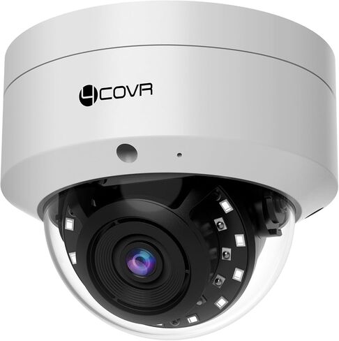 4K PoE Camera Outdoor, 8MP UHD Vandal Wired Surveillance Dome Security IP Camera with Mic, IK10 Vandal-Proof IP67, AI Human/Vehicle Detection, 2.8mm Lens,100ft Night Vision, LY54AB8MA(NOT PTZ) in Saudi Arabia