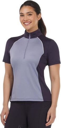 Kerrits Charisma Women Coolcore قميص ركوب الخيل قصير الأكمام-أداء عالي ، تبريد ، فتيل الفروسية. in Saudi Arabia
