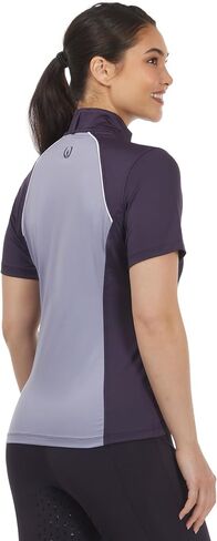 Kerrits Charisma Women Coolcore قميص ركوب الخيل قصير الأكمام-أداء عالي ، تبريد ، فتيل الفروسية. in Saudi Arabia
