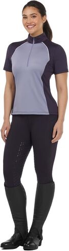 Kerrits Charisma Women Coolcore قميص ركوب الخيل قصير الأكمام-أداء عالي ، تبريد ، فتيل الفروسية. in Saudi Arabia