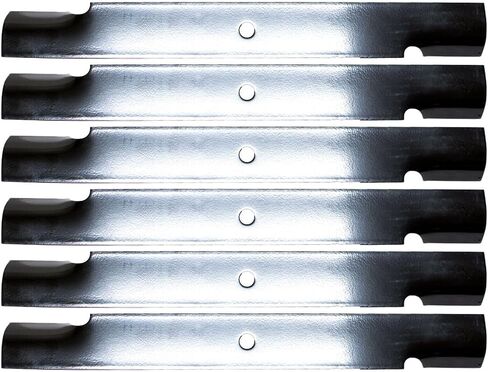 6Pk Oregon Notched Blades Turf Fits Cheetah 61" Deck 481708 48111 5/8"-Center Hole 0.2"-Thickness 21"-Length Gdu10232-for Gravely in Saudi Arabia