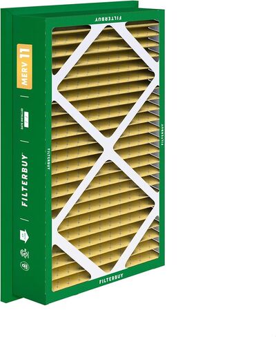 Filterbuy 20x20x5 Air Filter MERV 11 Allergen Defense (4-Pack), Pleated HVAC AC Furnace Air Filters Replacement for Honeywell FC100A1011, Lennox X0585 & More (Actual Size: 19.63 x 19.88 x 4.38 Inches) in Saudi Arabia