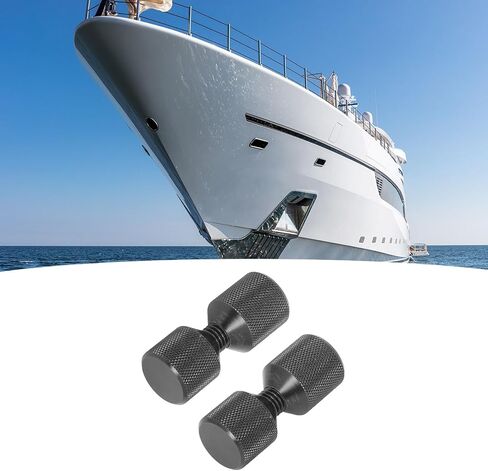AQXREIGHT 2PCS شفة محاذاة دبوس anodize 6061 الألومنيوم 1‑1/8in شفة دبابيس ثقب مزدوج ضبط دبوس شفة ثقب ثنائي لمدة 0.5 إلى 14in 150 رطل الشفرة (الأزرق) in Saudi Arabia