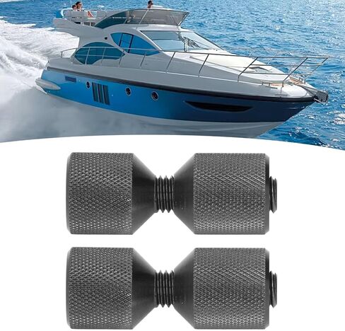 AQXREIGHT 2PCS شفة محاذاة دبوس anodize 6061 الألومنيوم 1‑1/8in شفة دبابيس ثقب مزدوج ضبط دبوس شفة ثقب ثنائي لمدة 0.5 إلى 14in 150 رطل الشفرة (الأزرق) in Saudi Arabia
