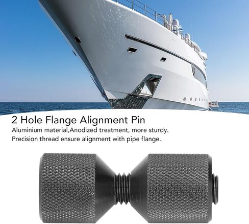 AQXREIGHT 2PCS شفة محاذاة دبوس anodize 6061 الألومنيوم 1‑1/8in شفة دبابيس ثقب مزدوج ضبط دبوس شفة ثقب ثنائي لمدة 0.5 إلى 14in 150 رطل الشفرة (الأزرق) in Saudi Arabia
