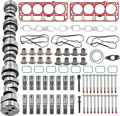 LT 6.2L GEN-5 AFM AFM Rebuild Kit W/12629512 عمود الحدبات 8*AFM LFTERS 8*LS7 مصاعد طوق رأس الطوق المتوافق مع CHEVY 6.2L LT GEN5 L86 L86 2014-2020 in Kuwait