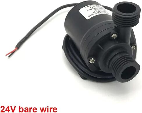 Quiet 800L/H 5M DC 12V 24V Home Portable Brushless Motor Submersible Water Pump for Cooling System Fountains Heater Mini(12V wiring) in Saudi Arabia