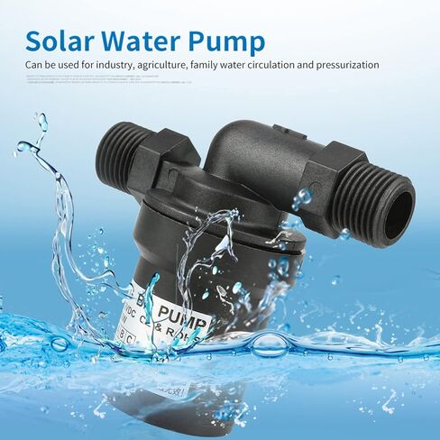12v Dc Brushless Pump, 10w Solar Water Pump Solar High Temperature Water Pump for Fountain Pool Water Circulation System in Saudi Arabia