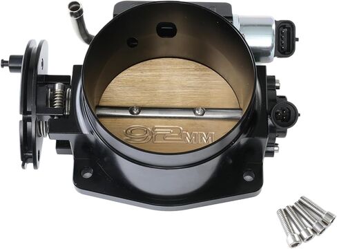 92 ملم تجميع الجسم الخانق مع TPS IAC لـ GM Gen III LS1 LS2 LS3 LS6 LS7 LSX LS Throttle Body 4 مسامير أسود in Kuwait