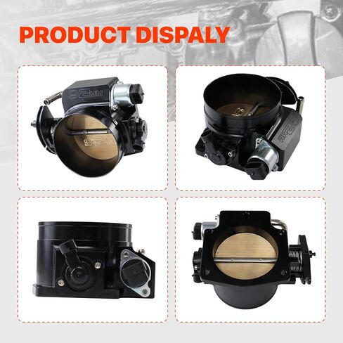 92 ملم تجميع الجسم الخانق مع TPS IAC لـ GM Gen III LS1 LS2 LS3 LS6 LS7 LSX LS Throttle Body 4 مسامير أسود in Kuwait