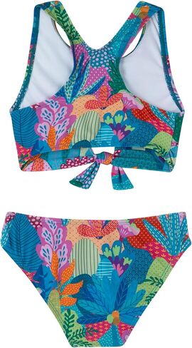 Gottex Kids Ocean Blooms Racerback Swim Sweat Chlorine تتلاشى ومضمنة UPF UV 50+ حماية in Kuwait