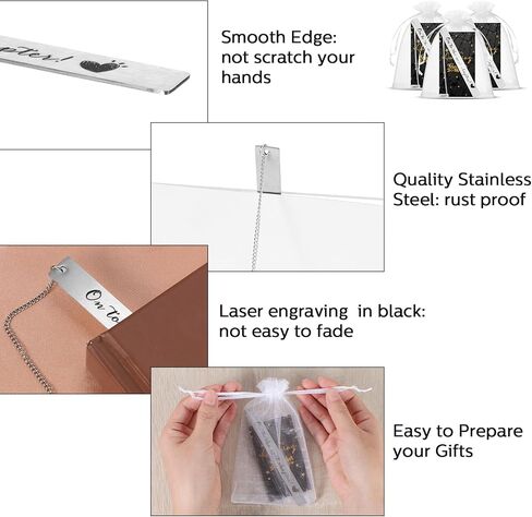24 Set 2024 Bookmarks Graduation Gifts 24 Metal Bookmarks with Chain 24 You Are Amazing Note Cards 24 Organza Bags for Students Teacher Nurse Book Lover Retirement Leaving Farewell Birthday Gift in Saudi Arabia