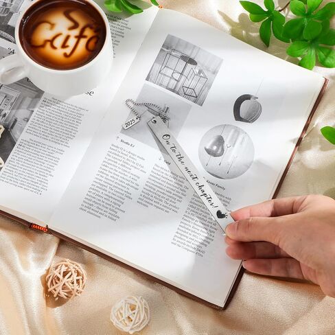 24 Set 2024 Bookmarks Graduation Gifts 24 Metal Bookmarks with Chain 24 You Are Amazing Note Cards 24 Organza Bags for Students Teacher Nurse Book Lover Retirement Leaving Farewell Birthday Gift in Saudi Arabia
