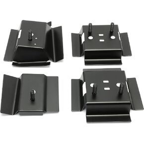 KUAFU Seat Brackets Rail Mounting Brackets Compatible with 1978-1988 Buick Regal, Chevrolet Monte Carlo, Oldsmobile Cutlass Supreme, Pontiac Grand Prix, GMC Caballero Any G-Body Vehicle - 4 Piece Set in Saudi Arabia