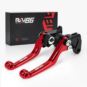 RKV86 Motorcycle Brake Clutch Levers Adjustable for Honda Rebel CMX 300 500 2017-2022 Fury 2009-2018 VT750 2010-2019 NC750S NC750X 2014-2015 CB500F CB500X CBR500R 2022-2023 (Titanium) in Kuwait