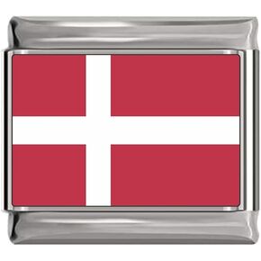 Denmark Flag Italian Charm in Kuwait