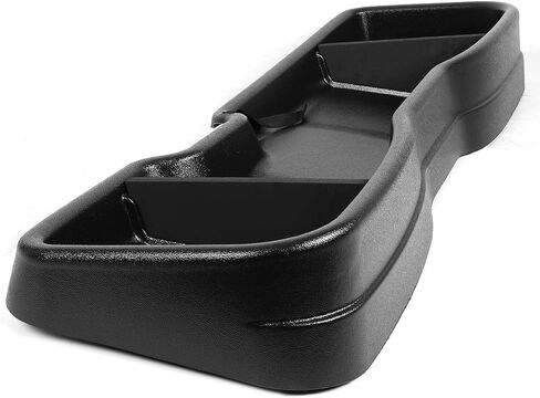Auto Dynasty Rear Under Seat Tool Cargo Storage Box Organizer Compatible with 2014-2018 Chevy Silverado GMC Sierra 1500 Crew Cab, 2015-2019 Chevy Silverado GMC Sierra 2500HD 3500HD Crew Cab in Saudi Arabia