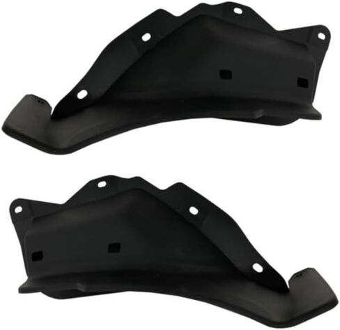 KarParts360 For Nissan Rogue 2021 2022 2023 Bumper Spoiler Driver & Passenger Side Pair Front | Plastic Textured Black | NI1046116, NI1047116 | 191275875872, 638456RR0A, 191275875889, 638446RR0A in Saudi Arabia