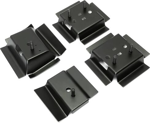 KUAFU Seat Brackets Rail Mounting Brackets Compatible with 1978-1988 Buick Regal, Chevrolet Monte Carlo, Oldsmobile Cutlass Supreme, Pontiac Grand Prix, GMC Caballero Any G-Body Vehicle - 4 Piece Set in Saudi Arabia
