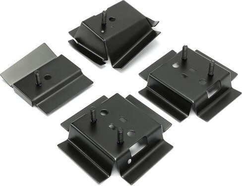 KUAFU Seat Brackets Rail Mounting Brackets Compatible with 1978-1988 Buick Regal, Chevrolet Monte Carlo, Oldsmobile Cutlass Supreme, Pontiac Grand Prix, GMC Caballero Any G-Body Vehicle - 4 Piece Set in Saudi Arabia