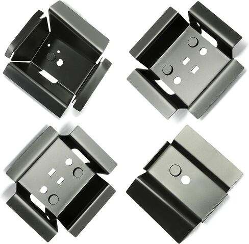 KUAFU Seat Brackets Rail Mounting Brackets Compatible with 1978-1988 Buick Regal, Chevrolet Monte Carlo, Oldsmobile Cutlass Supreme, Pontiac Grand Prix, GMC Caballero Any G-Body Vehicle - 4 Piece Set in Saudi Arabia
