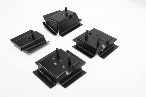 KUAFU Seat Brackets Rail Mounting Brackets Compatible with 1978-1988 Buick Regal, Chevrolet Monte Carlo, Oldsmobile Cutlass Supreme, Pontiac Grand Prix, GMC Caballero Any G-Body Vehicle - 4 Piece Set in Saudi Arabia