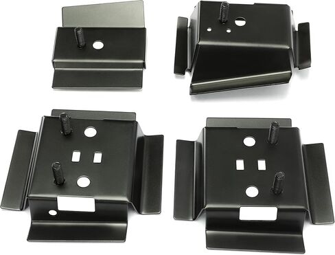 KUAFU Seat Brackets Rail Mounting Brackets Compatible with 1978-1988 Buick Regal, Chevrolet Monte Carlo, Oldsmobile Cutlass Supreme, Pontiac Grand Prix, GMC Caballero Any G-Body Vehicle - 4 Piece Set in Saudi Arabia