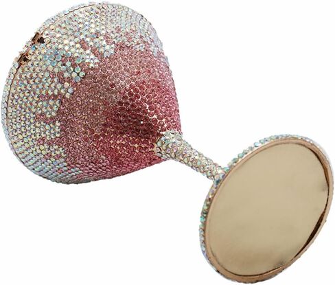 Women Goblet Rhinestone Bag Bag Cocktail Cup Diamond Clutch Funny Crystal Prom Prom Presh Presh Wedder For Party in Kuwait
