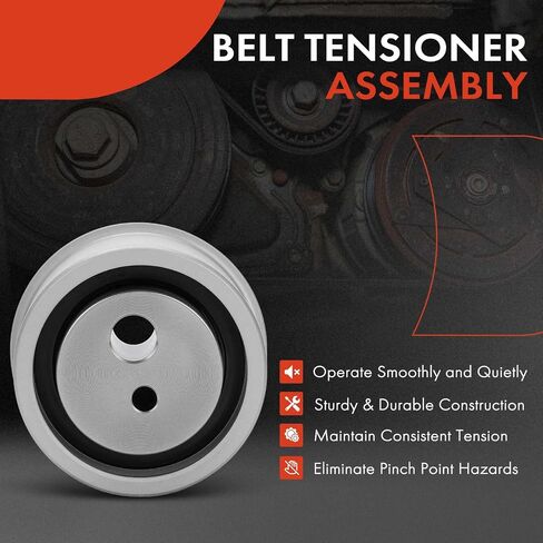 A-Premium Belt Idler Pulley Compatible with Hyundai Sonata 1999-2005, Santa Fe 2001-2009, Tucson 2005-2009, Tiburon 2003-2008 & Kia Optima 2001-2010, Sportage 2005-2010, Rondo 2007-2012, Magentis in Saudi Arabia