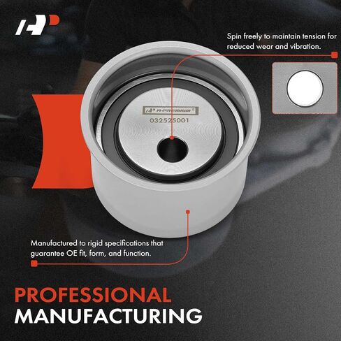 A-Premium Belt Idler Pulley Compatible with Hyundai Sonata 1999-2005, Santa Fe 2001-2009, Tucson 2005-2009, Tiburon 2003-2008 & Kia Optima 2001-2010, Sportage 2005-2010, Rondo 2007-2012, Magentis in Saudi Arabia
